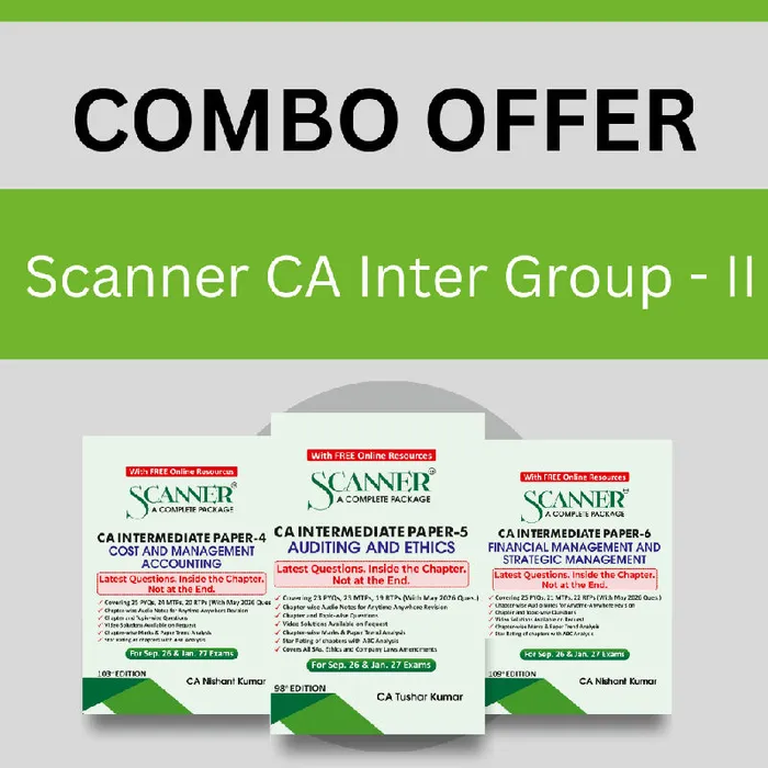 CA Inter Group 2 Combo For Sep. 26 & Jan. 27 Exams