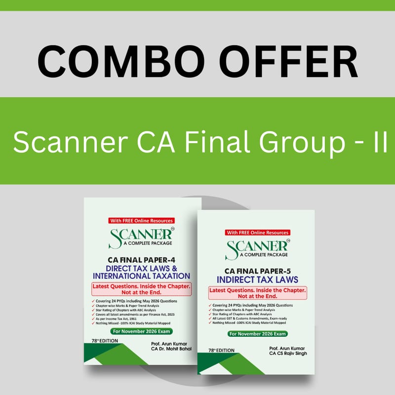 CA Final Group 2 Combo For Nov. 26 Exams