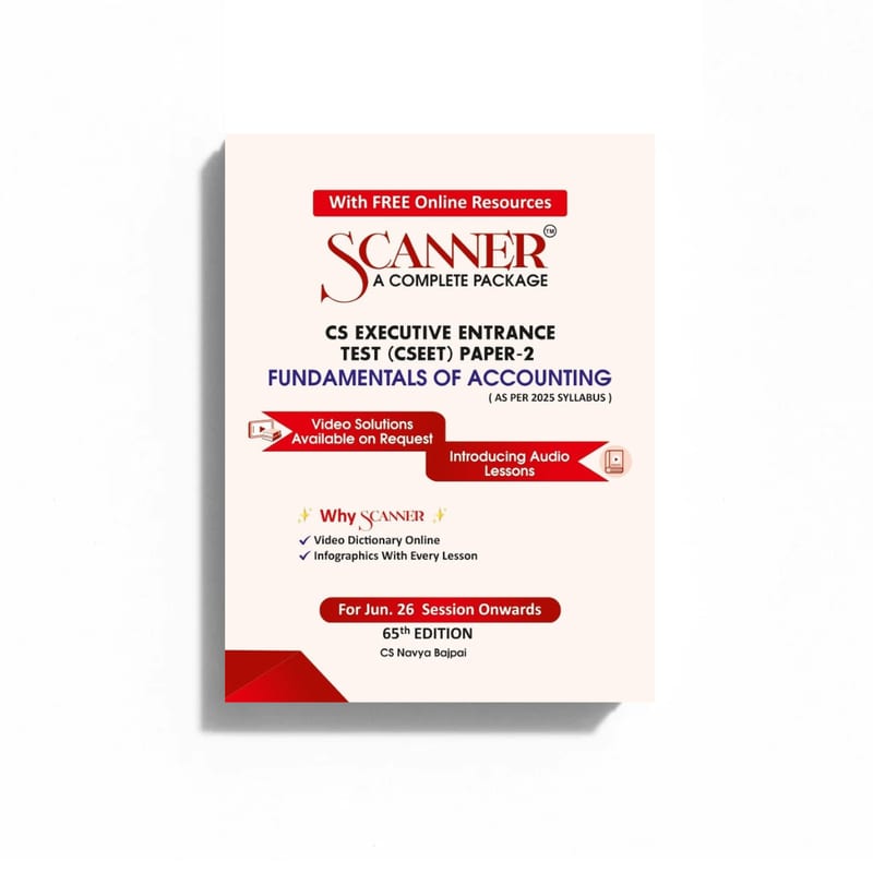 CSEET Paper - 2 Fundamentals of Accounting Jun.26 session