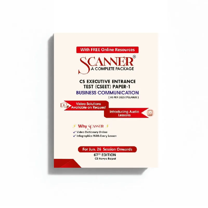 CSEET Paper - 1 Business Communication For Jun. 26 Session