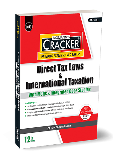 Direct Tax Laws & International Taxation (DT) | A.Y. 2026-27 | CRACKER | May/Sept. 2026/Jan.2027 Exams