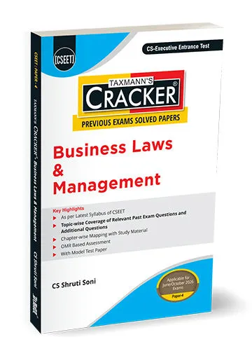 Business Laws & Management (Paper 4) | CRACKER