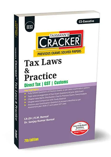 Tax Laws & Practice (Tax) | CRACKER – AY 2026-27