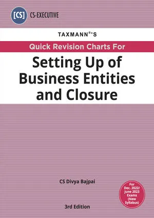 Setting Up of Business Entities and Closure (SUBEC) | QUICK REVISION CHARTS | Virtual Book