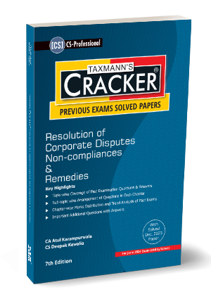 Resolution of Corporate Disputes Non-Compliances & Remedies (RCD | RCDNCR) | CRACKER | Virtual Book