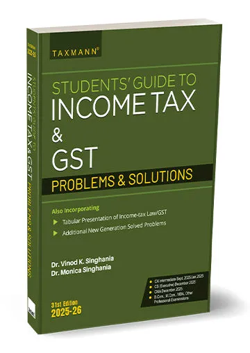 Students' Guide to Income Tax & GST | Problems & Solutions