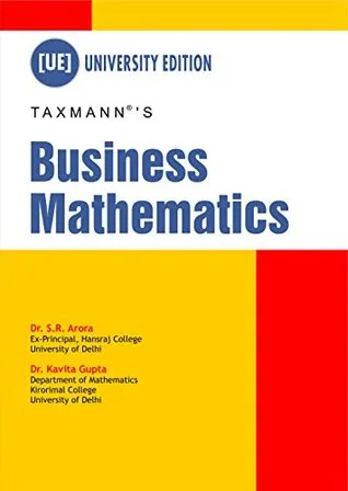 Business Mathematics (University Edition ) - Virtual Book