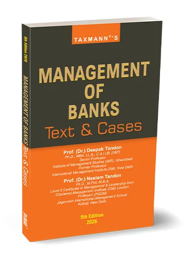 Management of Banks – Text & Cases