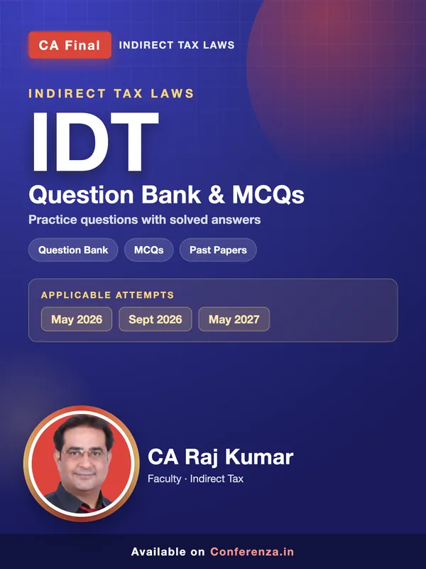 Past Exam Question Bank & Mcq By CA Raj Kumar