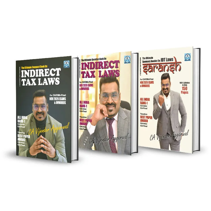 CA Final IDT Books Combo – Complete Kit (Nov 2026 Exams & Onwards)
