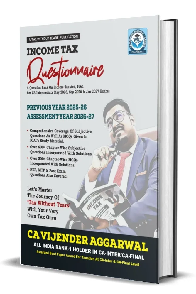 Income Tax Questionnaire For Sep 2026 & Jan 2027 Exams