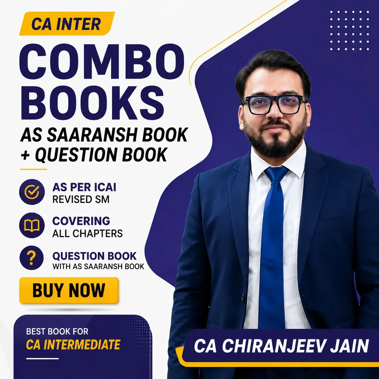 CA INTER - Advanced Accounting Combo Book