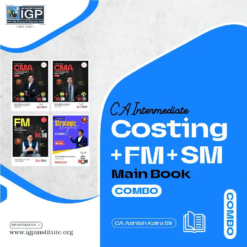 FM Main Book, SM Main Book, Costing Main Book Combo