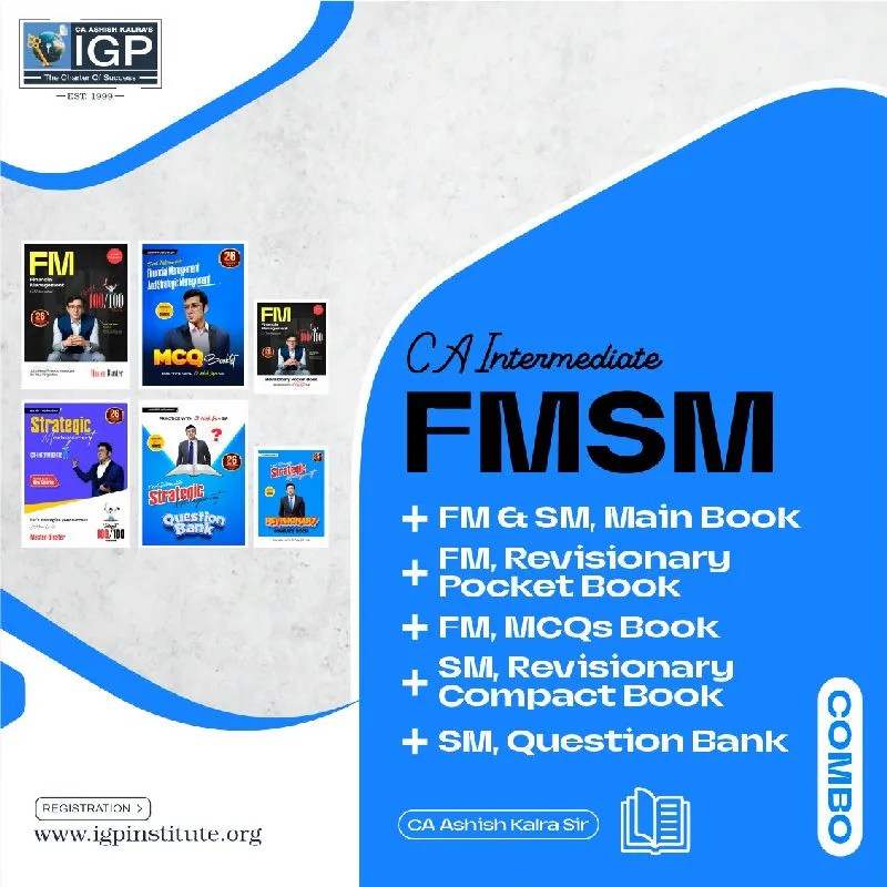CA Inter FM SM All Books Combo