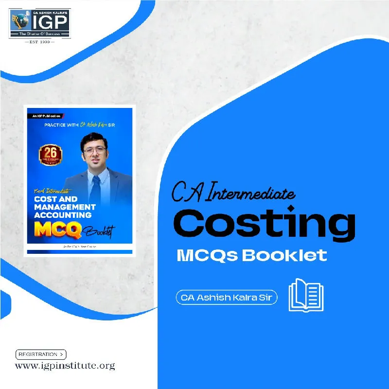 CA Inter - CMA (Costing) MCQ Booklet Book New Syllabus