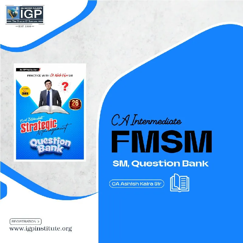 CA Inter - SM Question Bank Book New Syllabus