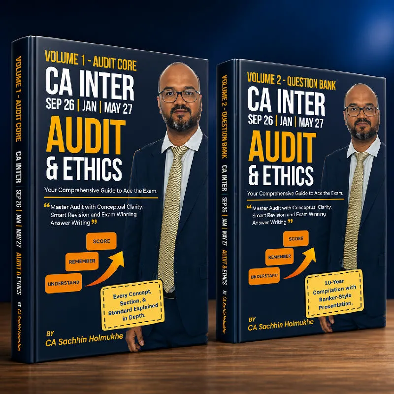 CA Inter – Audit & Ethics Combo – Vol 1 & 2 – Sep 2026 / Jan & May 2027