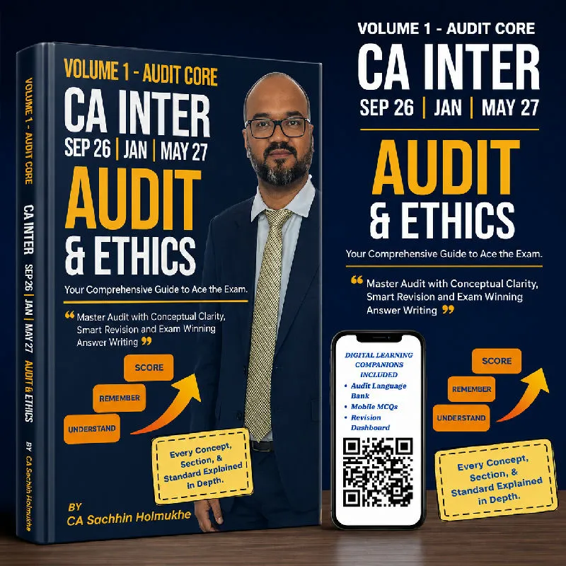 CA Inter – Audit & Ethics – Vol 1 – Sep 2026 / Jan & May 2027