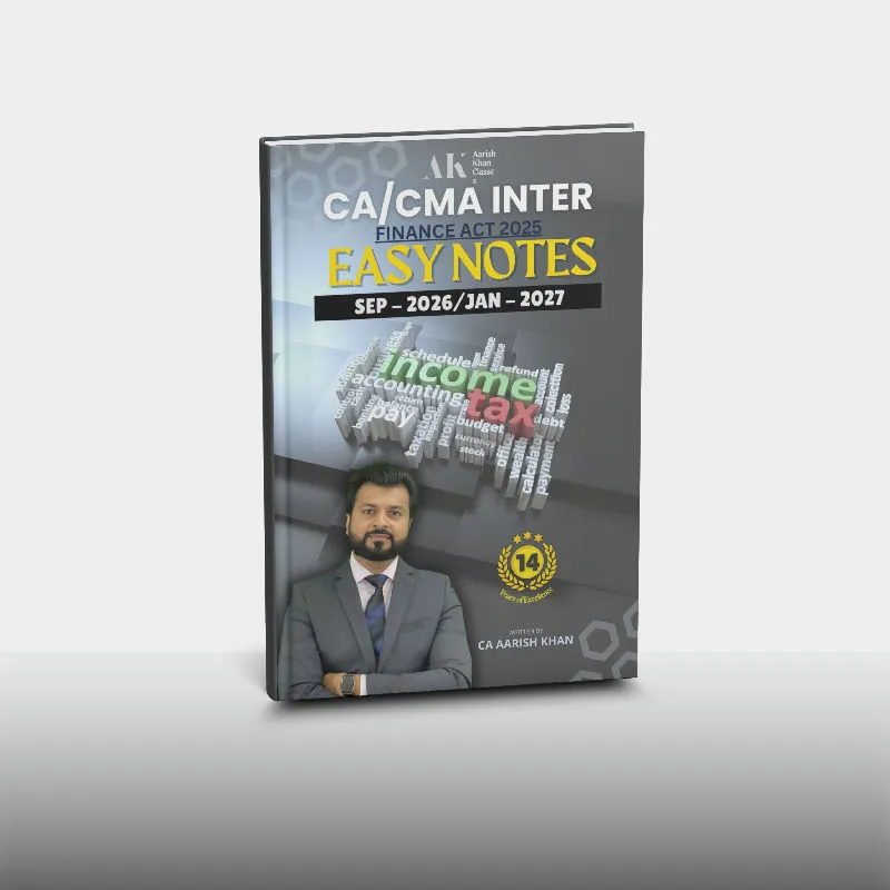 CA/CMA Inter Coloured Easy Notes – Sep 2026/Jan 2027