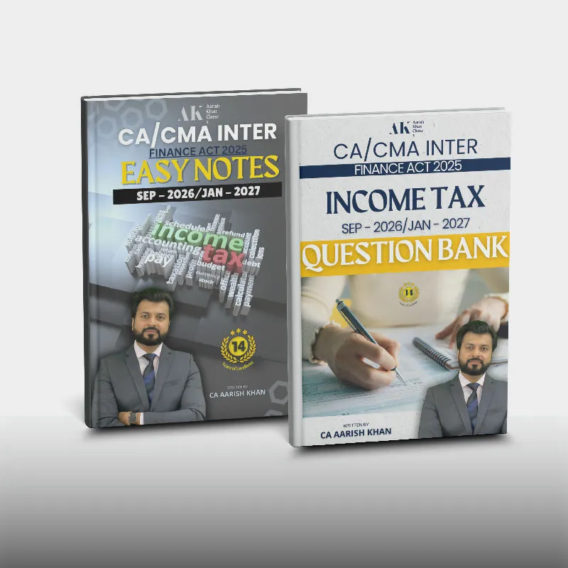 CA/CMA Inter Coloured Easy Notes + Q. Bank Combo – Sep 2026/Jan 2027