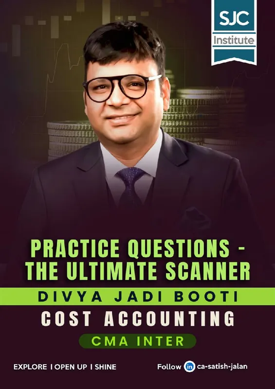 Best CMA Inter Group 1 Cost Accounting Book