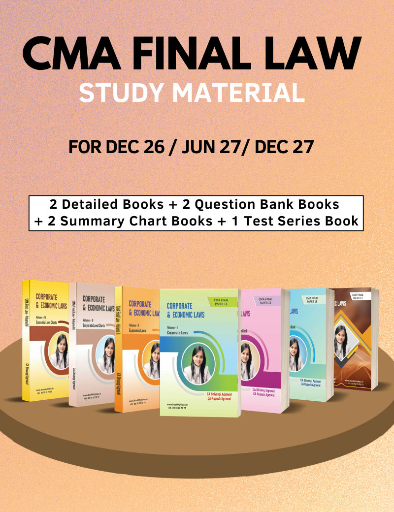 CMA Final Law Books by CA Shivangi Agrawal for June/ Dec 2026 Exam
