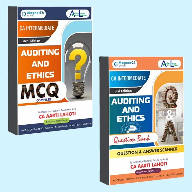CA Inter Audit Book Combo – Q&A + MCQ (3rd Edition) Book By CA Aarti Lahoti