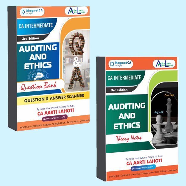 CA Inter Audit Book Combo – Theory Notes + Q&A (3rd Edition) Book By CA Aarti Lahoti