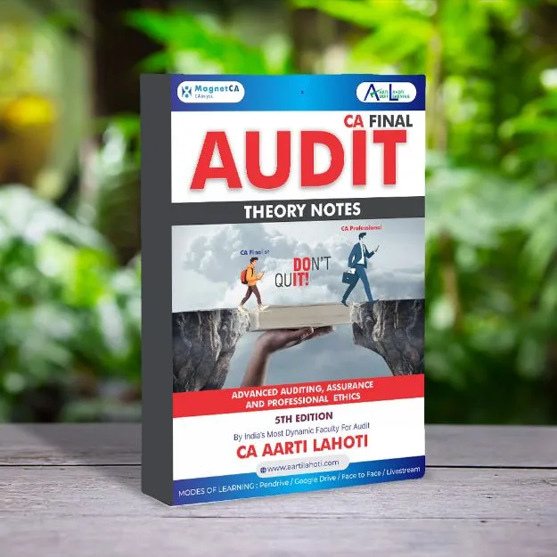 CA Final Audit Theory Notes (5th Edition) by CA Aarti Lahoti