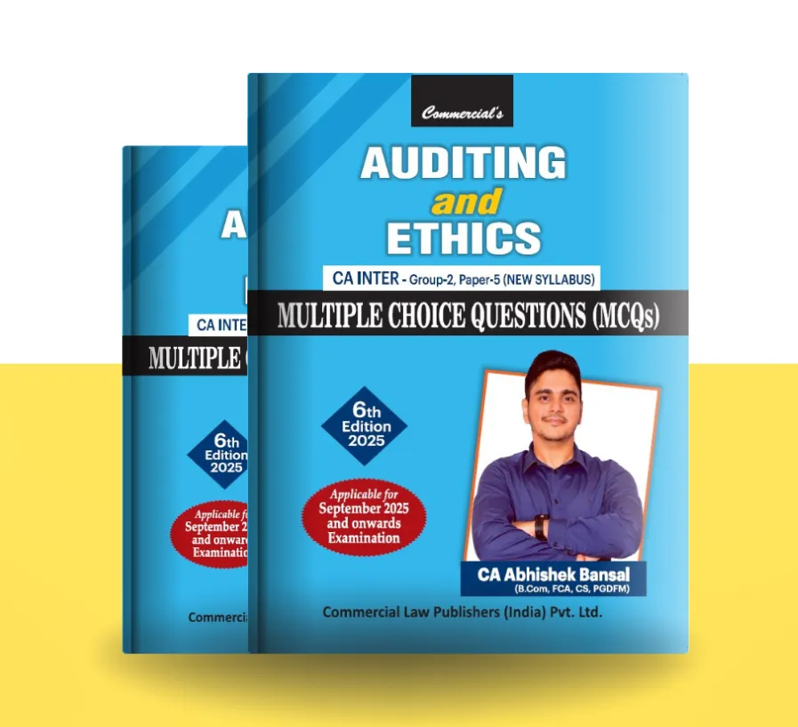 CA Inter Audit Multiple Choice Question MCQ Book For Sept 26 Jan 27 May 27