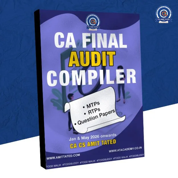 CA Final Audit Compiler Jan & May 2026 onwards By CA CS Amit Tated