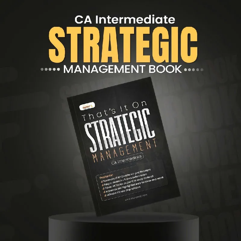 Thats It on Strategic Management - CA Inter