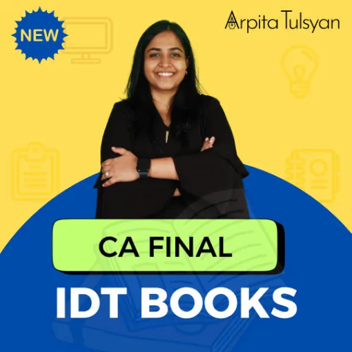 CA Final Indirect Tax Laws (5th Edition) – Nov 2026 by CA Arpita Tulsyan