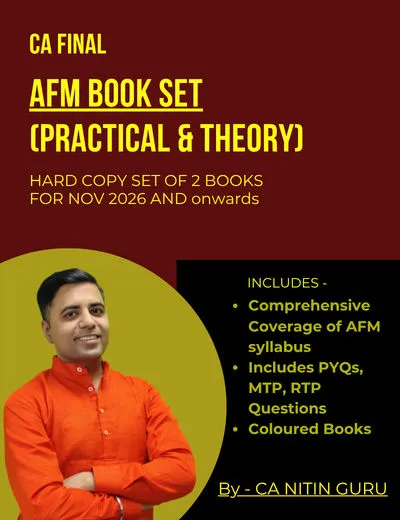 CA Final AFM New Book For NOV 26 Students & Onwards