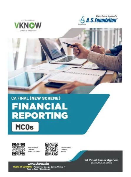 CA Final New Scheme Financial Reporting MCQ Book