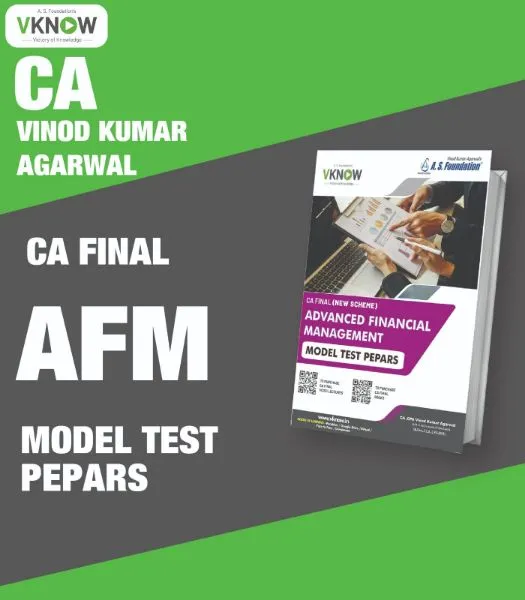 CA Final AFM Model Test Paper Book by CA Vinod Kumar Agarwal