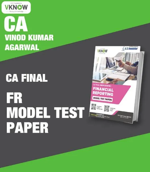 CA Final FR Model Test Paper Book by CA Vinod Kumar Agarwal