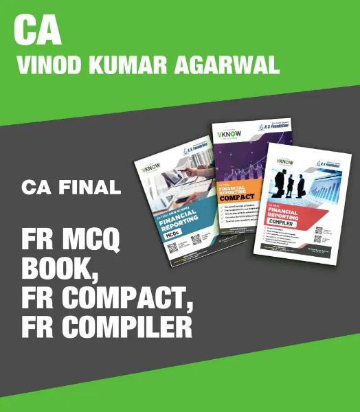 CA Final FR MCQ Book + CA Final FR Compact + CA Final FR Compiler
