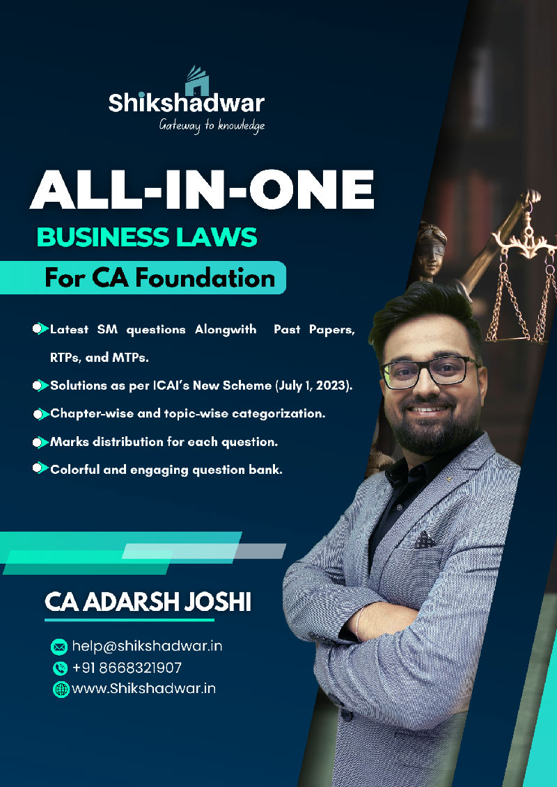 All in One (Combo) - CA Foundation Business Laws Practice Books — image 3
