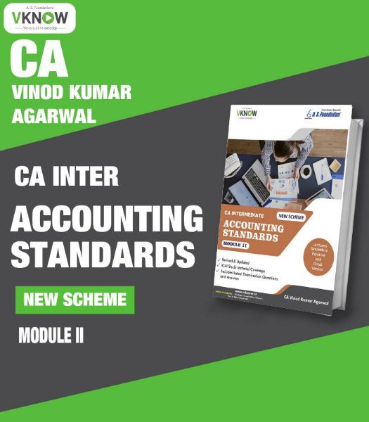 Book CA INTER ACCOUNTING STANDARD By CA Vinod Kumar Agarwal