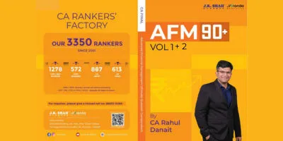 CA Final AFM 90+ Study Material (Vol. 1 & 2)