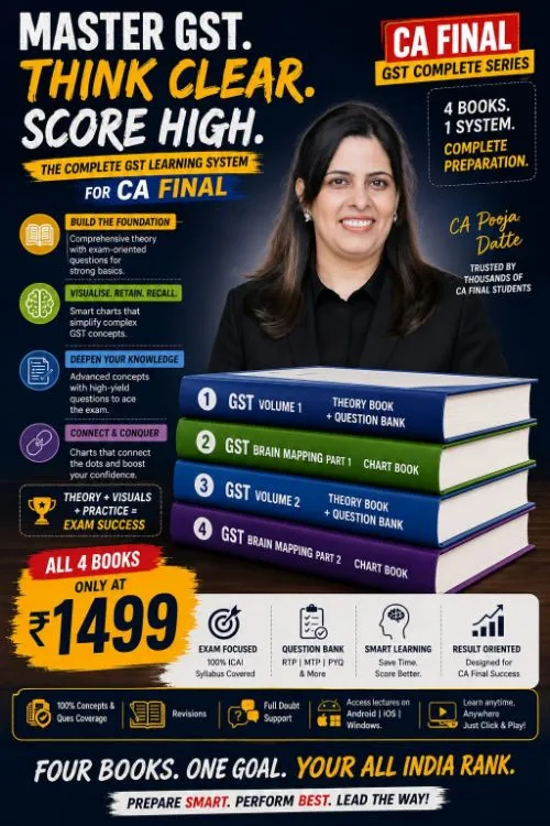 CA Final GST Complete Series – 4 Books Combo