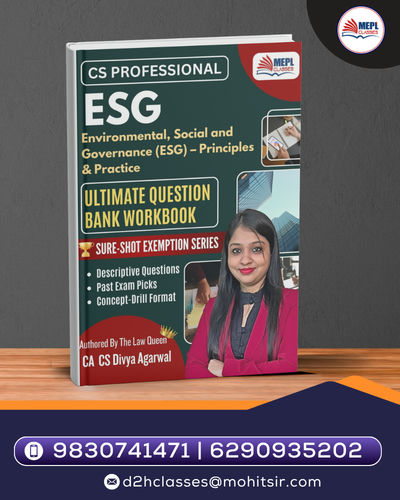 CS Professional - ESG - Workbook By CA CS Divya Agarwal (AIR 3)