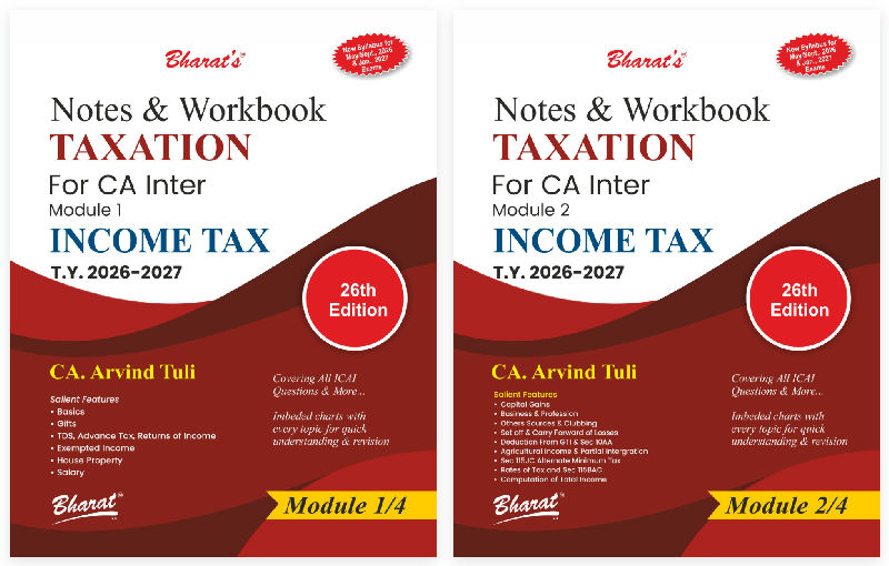Income Tax — CA Inter · Module 1 & 2 (TY 2026-27)