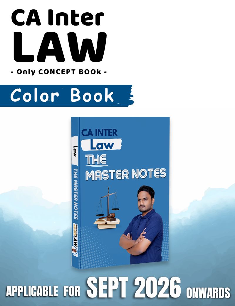 Only Books | CA Inter | P2 Corporate And Other Laws | Only Concept Book By DVS