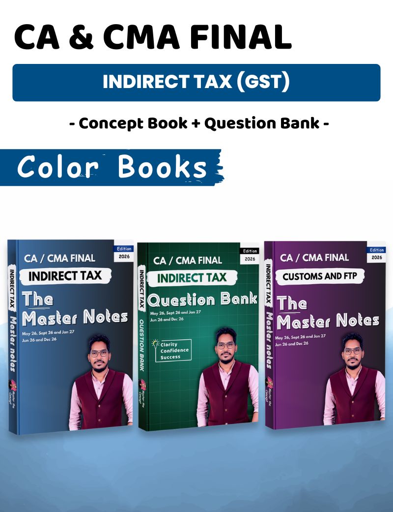 Only Books | CA Final | P5 Indirect Tax Laws and Practice (ITLP)