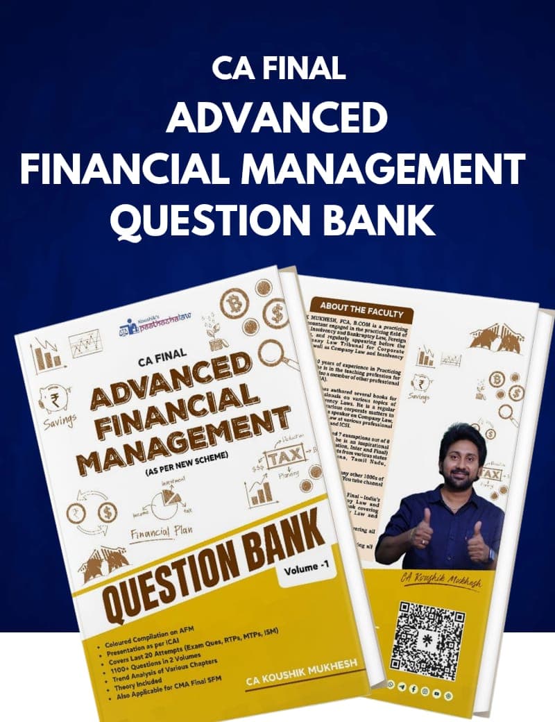 AFM Question Bank for CA & CMA Final