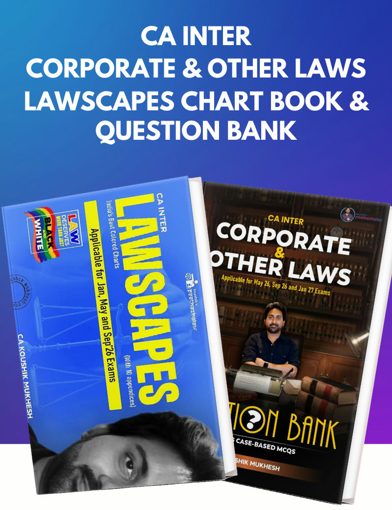 Lawscapes Chart Book & QB Combo for CA Inter