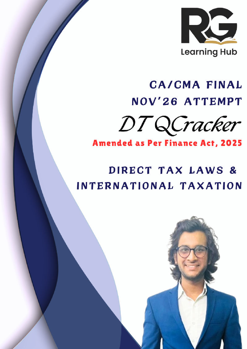 CA Final DT Question Bank (Amended as per Finance Act, 2025)