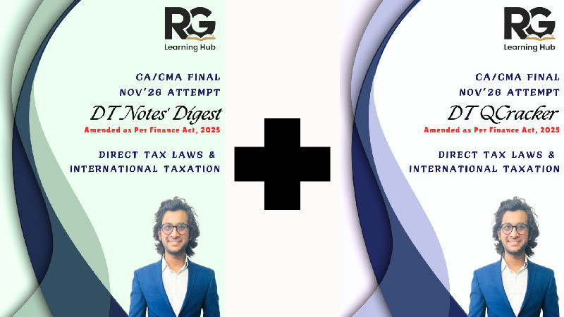 CA Final DT (Concept Notes + QB) (Amended as per Finance Act, 2025)